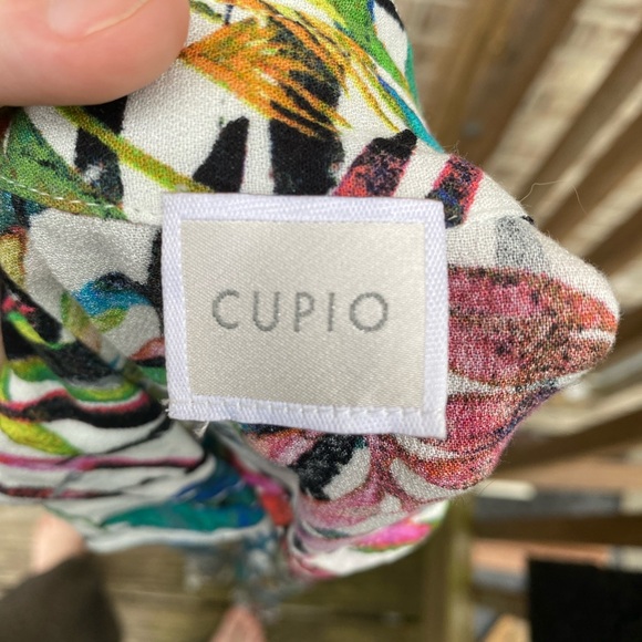 Tropical Rainbow Palm Print Cupio Shift Dress - Picture 8 of 10